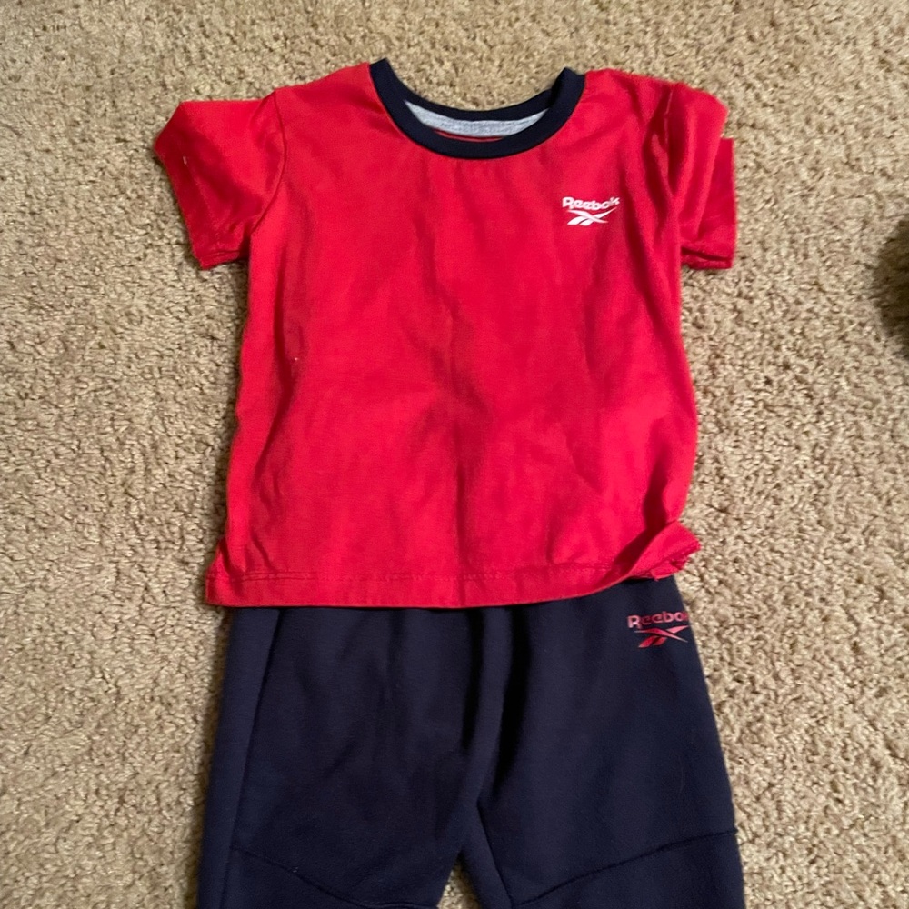 Toddler boy Reebok Top and Pants set